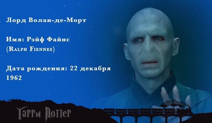 Рэйф Файнс - Лорд Воланд-де-Морт